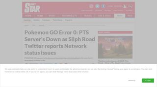 
                            12. Pokemon GO Error 0: PTS Server's Down as Silph Road Twitter ...