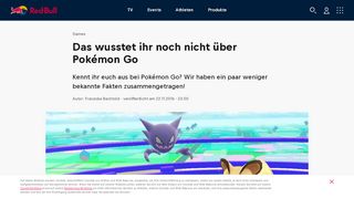 
                            7. Pokémon Go: Geheime Tricks, die ihr noch nicht kennt - Red Bull