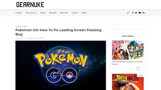 
                            11. Pokemon GO: How To Fix Loading Screen Freezing Bug - GearNuke