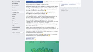 
                            5. Pokemon GO Indonesia Public Group | Facebook