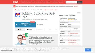 
                            11. Pokémon Go iPhone- / iPad-App - Download - CHIP