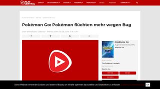 
                            5. Pokémon Go - Pokémon flüchten mehr wegen Bug - PlayNation
