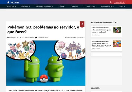 
                            11. Pokémon GO: problemas no servidor, o que fazer? | AndroidPIT
