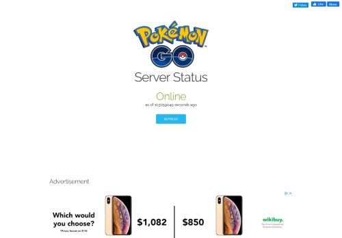 
                            9. Pokémon Go Status