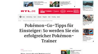 
                            12. Pokémon-Go-Tipps für Einsteiger: So werden Sie ein erfolgreicher ...