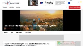 
                            8. Pokemon Go to Beta Test PokeStop Nomination System - Twin Galaxies