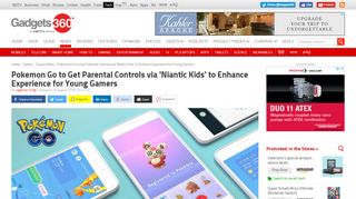 
                            11. Pokemon Go to Get Parental Controls via 'Niantic Kids' to Enhance ...