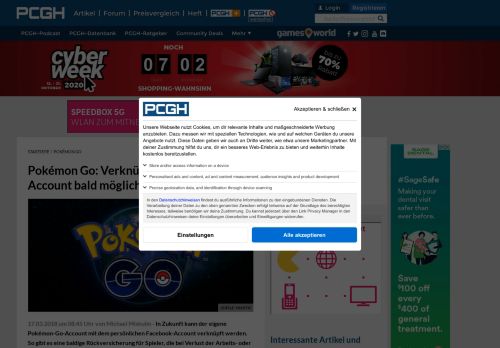 
                            12. Pokémon Go: Verknüpfung mit Facebook-Account bald möglich