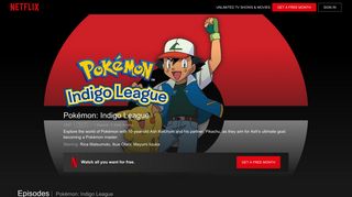 
                            3. Pokémon: Indigo League | Netflix