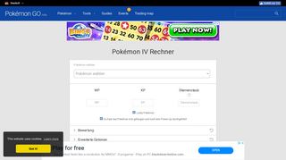 
                            1. Pokémon IV Rechner - Pokémon GO - GameInfo
