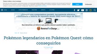 
                            11. Pokémon legendarios en Pokémon Quest: cómo conseguirlos - Guías ...