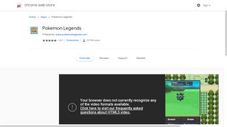 
                            5. Pokemon Legends - Google Chrome