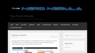 
                            12. Pokemon Legends – The Nerd Nebula