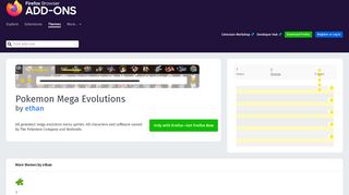 
                            12. Pokemon Mega Evolutions – Get this Theme for ? Firefox Android (en ...