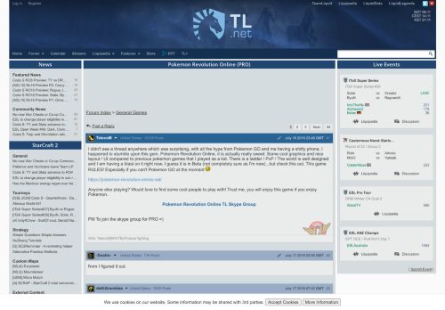 
                            9. Pokemon Revolution Online (PRO) - TeamLiquid