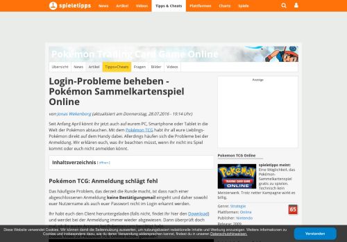
                            6. Pokémon TCG Online: Login-Probleme beheben | spieletipps