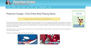 
                            3. Pokemon Voyage - Online Role Playing Game [RPG]