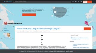 
                            10. pokemon - Why is the Kanto League called the Indigo League ...