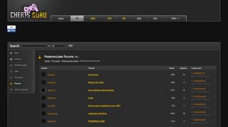 
                            11. PokemonLake Forums for PC - Page 1 @ CheatsGuru.Com
