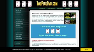 
                            12. Poker Strategy - Two Plus Two Poker & Gaming Strategy