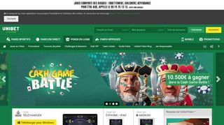 
                            7. Poker sur Unibet.fr : Tournois, Cash Game, Sit&Go disponibles.