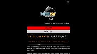 
                            6. poker228, Daftar poker228, Login poker228, Link Alternatif poker228