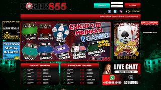 
                            2. Poker855: Domino99, BandarQ, Poker Online, QQ Terpercaya