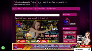 
                            5. poker99 login Archives - Daftar BIG Poker88 Online | Agen Judi Poker ...