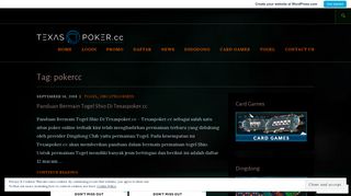 
                            10. pokercc – Info Texaspoker.cc