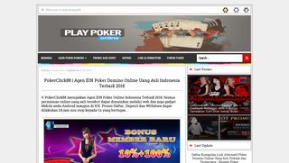 
                            7. PokerClick88 | Agen IDN Poker Domino Online Uang Asli Indonesia ...