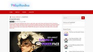 
                            10. POKERF4CE | PokerDomino.pw | Agen Poker Domino Online ...