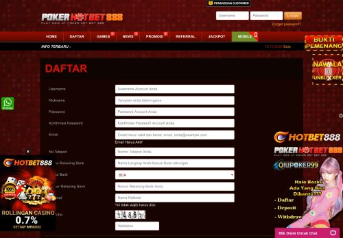 
                            2. pokerhotbet888 | Poker88, Dewapoker, Rajapoker, Judi poker99 online