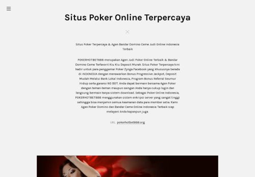 
                            8. Pokerhotbet888 - Situs Poker Online Terpercaya