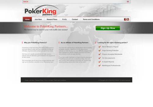 
                            5. PokerKing Partners | Huge earning potential | Become part of our team: