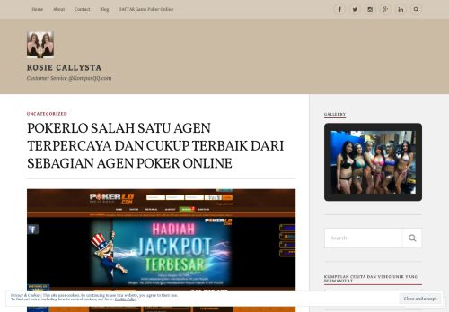 
                            8. POKERLO SALAH SATU AGEN TERPERCAYA DAN CUKUP ...