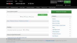
                            6. Pokerstars | Acesso à plataforma Web via login e senha