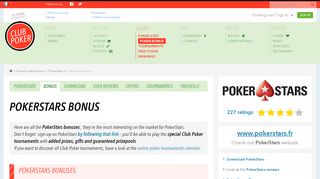 
                            6. POKERSTARS BONUS 15 € direct sign-up bonus!