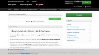 
                            11. Pokerstars-casino | Lobby-Update unserer Casino-Web-Software