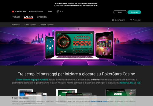 
                            9. PokerStars Casino per Android - Download gratuito