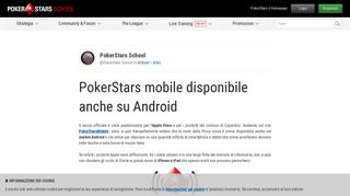 
                            6. PokerStars mobile disponibile anche su Android - PokerStars School