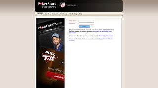 
                            11. PokerStars Partners - Login