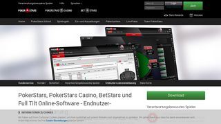 
                            6. PokerStars, PokerStars Casino, BetStars, Full Tilt Internet-Sites ...