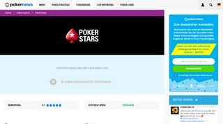 
                            13. PokerStars Reviews & Gratis Download, Sign-up Bonus | PokerNews
