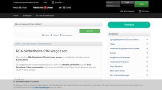 
                            11. Pokerstars | RSA-Sicherheits-PIN vergessen - PokerStars Casino