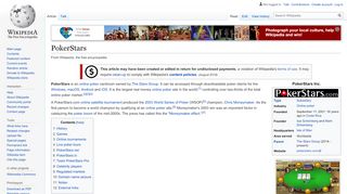 
                            8. PokerStars - Wikipedia