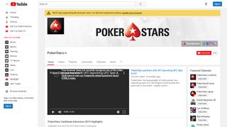 
                            10. PokerStars - YouTube