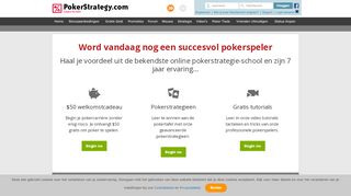 
                            3. PokerStrategy.com: Online School voor PokerStrategie