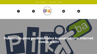 
                            11. Pokrenuta prva profesionalna kupoprodajna internet ... - OLX.ba blog