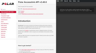 
                            10. Polar Accesslink API v3.26.0