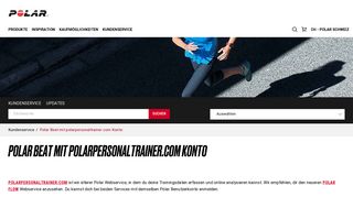 
                            8. Polar Beat mit polarpersonaltrainer.com Konto | Polar Schweiz